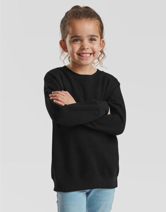 Fruit Of The Loom 62041 FOTL Kids Classic Set In Sweat - Black