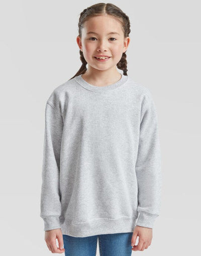 Fruit Of The Loom 62041 FOTL Kids Classic Set In Sweat - Heather Grey