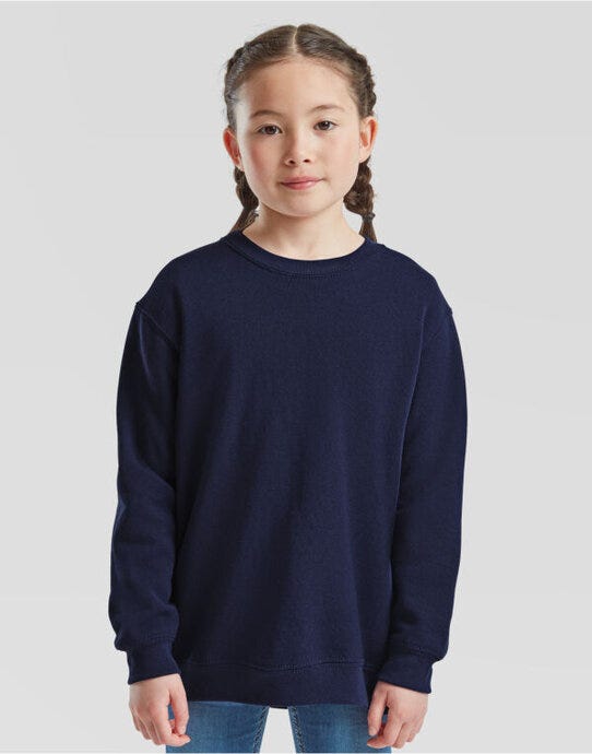 Fruit Of The Loom 62041 FOTL Kids Classic Set In Sweat - Deep Navy
