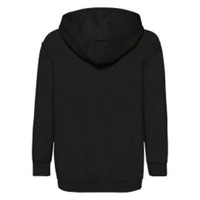 Fruit Of The Loom 62043 FOTL Kids Classic Hooded Sweat - Black