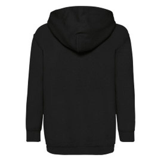 Fruit Of The Loom 62043 FOTL Kids Classic Hooded Sweat - Black