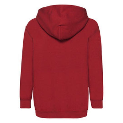 Fruit Of The Loom 62043 FOTL Kids Classic Hooded Sweat - Red