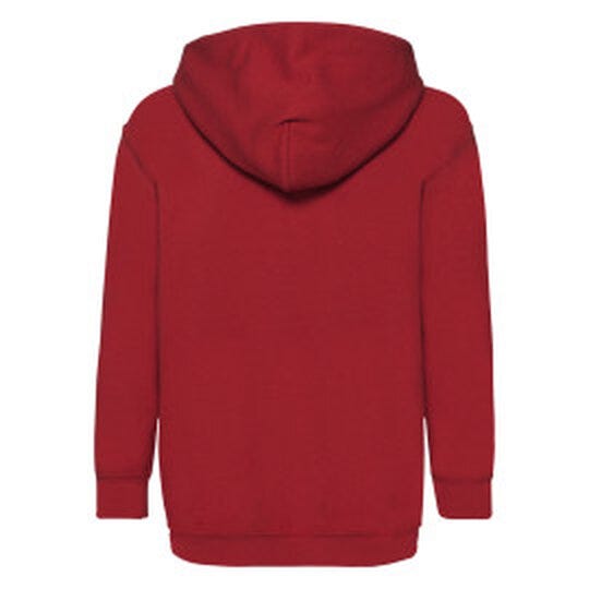 Fruit Of The Loom 62043 FOTL Kids Classic Hooded Sweat - Red