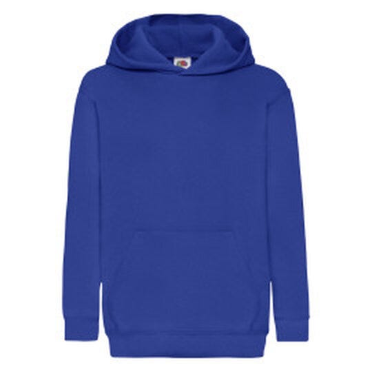 Fruit Of The Loom 62043 FOTL Kids Classic Hooded Sweat - Royal