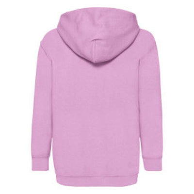 Fruit Of The Loom 62043 FOTL Kids Classic Hooded Sweat - Light Pink