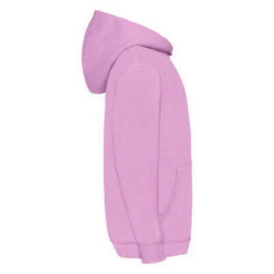 Fruit Of The Loom 62043 FOTL Kids Classic Hooded Sweat - Light Pink