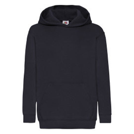 Fruit Of The Loom 62043 FOTL Kids Classic Hooded Sweat - Deep Navy