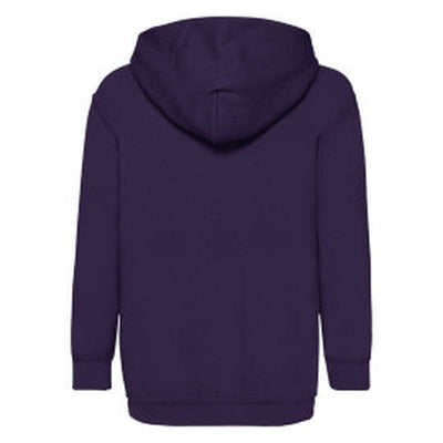 Fruit Of The Loom 62043 FOTL Kids Classic Hooded Sweat - Purple