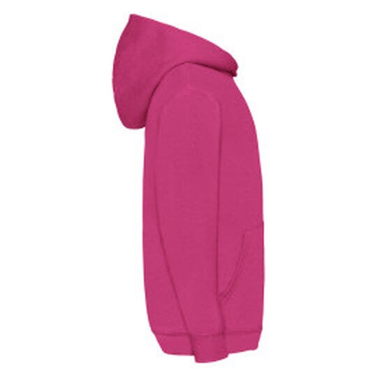 Fruit Of The Loom 62043 FOTL Kids Classic Hooded Sweat - Fuchsia