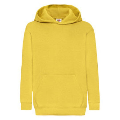 Fruit Of The Loom 62043 FOTL Kids Classic Hooded Sweat - Sun