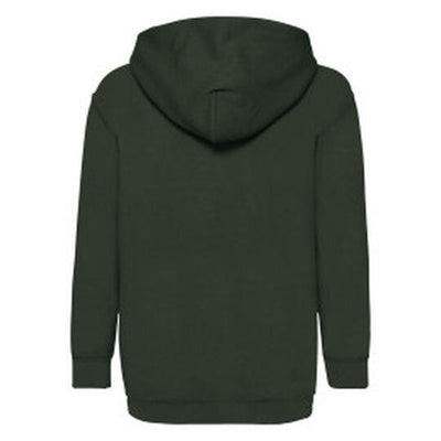 Fruit Of The Loom 62043 FOTL Kids Classic Hooded Sweat - Bottle Green
