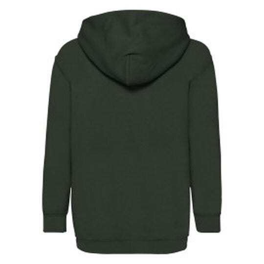 Fruit Of The Loom 62043 FOTL Kids Classic Hooded Sweat - Bottle Green