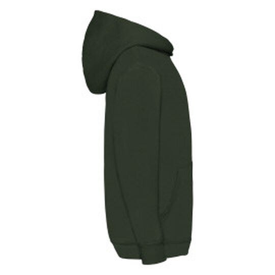 Fruit Of The Loom 62043 FOTL Kids Classic Hooded Sweat - Bottle Green