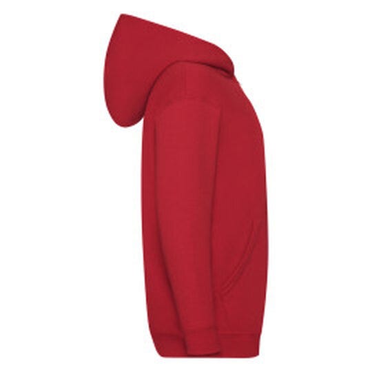 Fruit Of The Loom 62045 FOTL Kids Classic Hooded Sweat Jacket - Red
