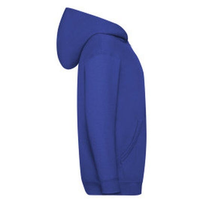 Fruit Of The Loom 62045 FOTL Kids Classic Hooded Sweat Jacket - Royal
