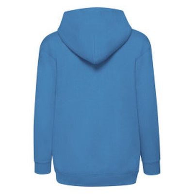 Fruit Of The Loom 62045 FOTL Kids Classic Hooded Sweat Jacket - Azure Blue