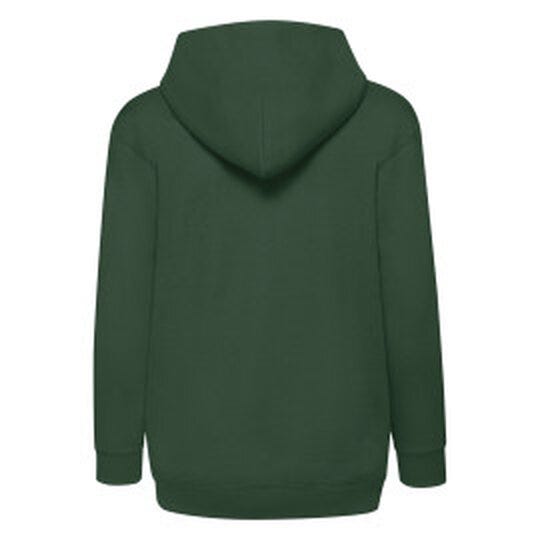Fruit Of The Loom 62045 FOTL Kids Classic Hooded Sweat Jacket - Bottle Green