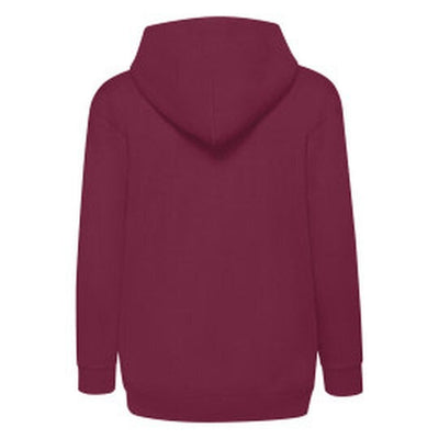 Fruit Of The Loom 62045 FOTL Kids Classic Hooded Sweat Jacket - Burgundy