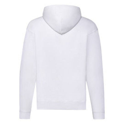 Fruit Of The Loom 62062 FOTL Mens Classic Hooded Sweat Jacket - White