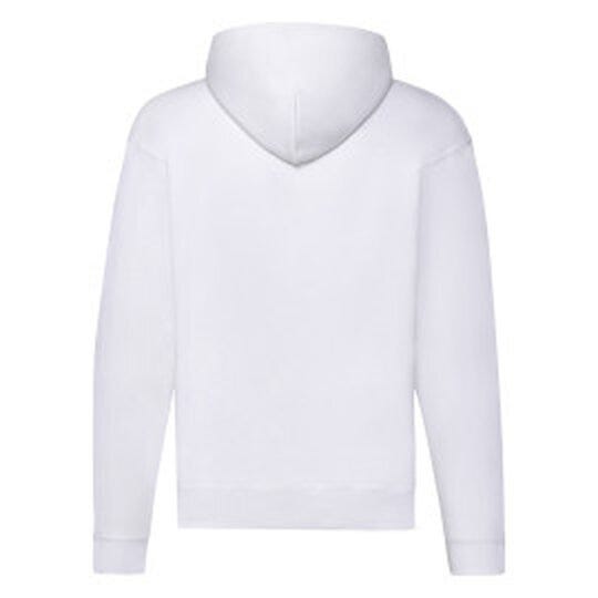 Fruit Of The Loom 62062 FOTL Mens Classic Hooded Sweat Jacket - White