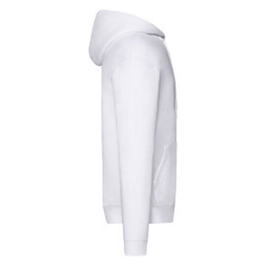 Fruit Of The Loom 62062 FOTL Mens Classic Hooded Sweat Jacket - White