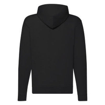 Fruit Of The Loom 62062 FOTL Mens Classic Hooded Sweat Jacket - Black