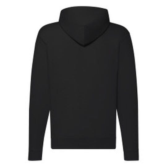 Fruit Of The Loom 62062 FOTL Mens Classic Hooded Sweat Jacket - Black