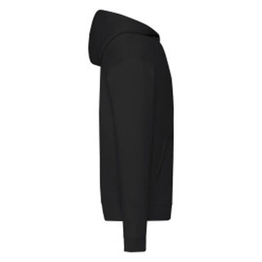 Fruit Of The Loom 62062 FOTL Mens Classic Hooded Sweat Jacket - Black