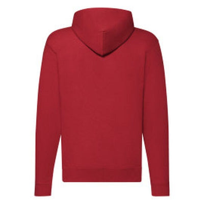 Fruit Of The Loom 62062 FOTL Mens Classic Hooded Sweat Jacket - Red