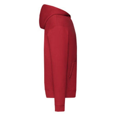 Fruit Of The Loom 62062 FOTL Mens Classic Hooded Sweat Jacket - Red