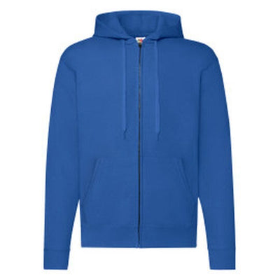 Fruit Of The Loom 62062 FOTL Mens Classic Hooded Sweat Jacket - Royal