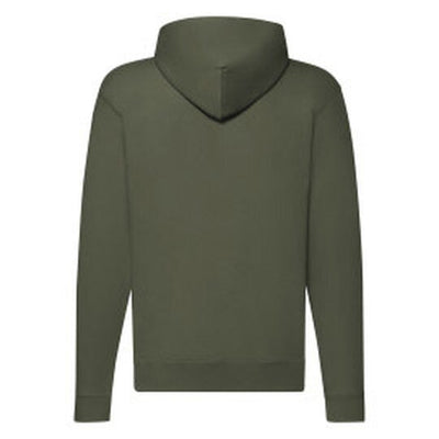 Fruit Of The Loom 62062 FOTL Mens Classic Hooded Sweat Jacket - Classic Olive