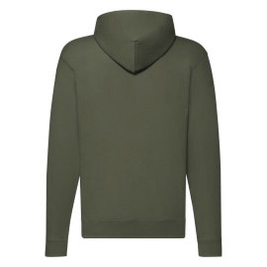 Fruit Of The Loom 62062 FOTL Mens Classic Hooded Sweat Jacket - Classic Olive