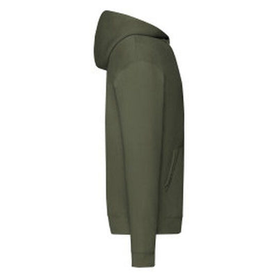 Fruit Of The Loom 62062 FOTL Mens Classic Hooded Sweat Jacket - Classic Olive