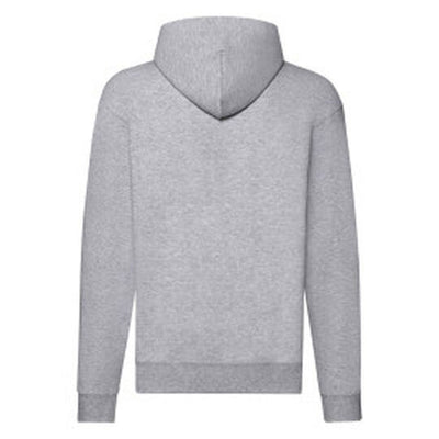Fruit Of The Loom 62062 FOTL Mens Classic Hooded Sweat Jacket - Heather Grey