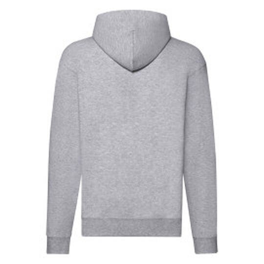 Fruit Of The Loom 62062 FOTL Mens Classic Hooded Sweat Jacket - Heather Grey