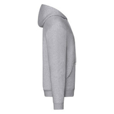 Fruit Of The Loom 62062 FOTL Mens Classic Hooded Sweat Jacket - Heather Grey
