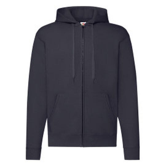 Fruit Of The Loom 62062 FOTL Mens Classic Hooded Sweat Jacket - Deep Navy
