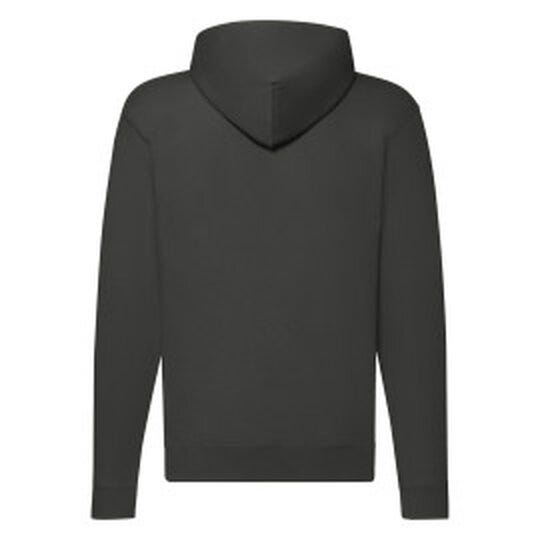 Fruit Of The Loom 62062 FOTL Mens Classic Hooded Sweat Jacket - Light Graphite