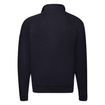 Fruit Of The Loom 62114 FOTL Mens Classic Zip Neck Sweat - Deep Navy
