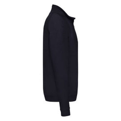 Fruit Of The Loom 62114 FOTL Mens Classic Zip Neck Sweat - Deep Navy