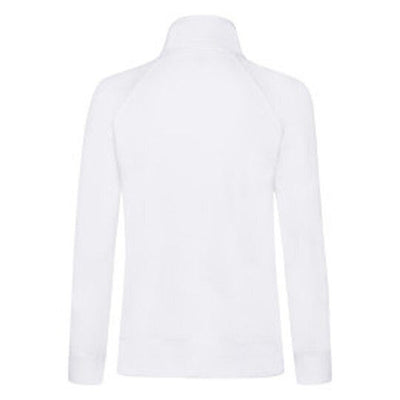 Fruit Of The Loom 62116 FOTL Ladies Premium Sweat Jacket - White