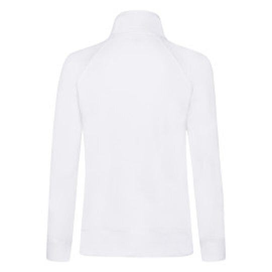 Fruit Of The Loom 62116 FOTL Ladies Premium Sweat Jacket - White