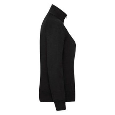 Fruit Of The Loom 62116 FOTL Ladies Premium Sweat Jacket - Black