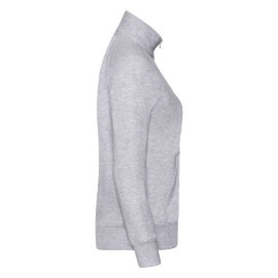 Fruit Of The Loom 62116 FOTL Ladies Premium Sweat Jacket - Heather Grey