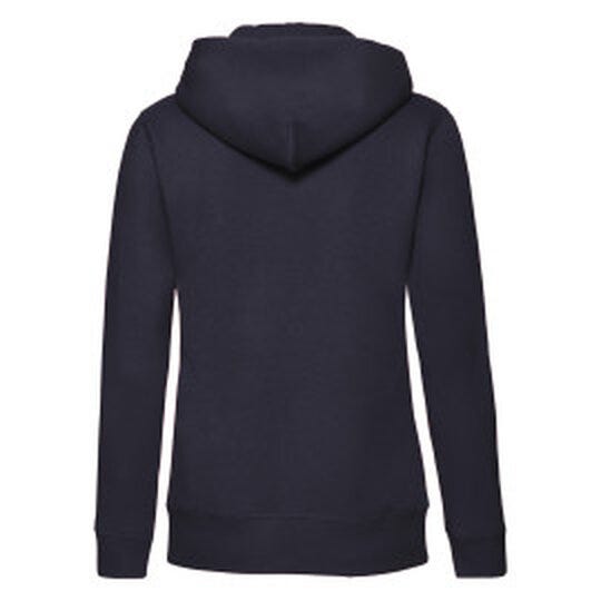 Fruit Of The Loom 62118 FOTL Ladies Premium Hooded Sweat Jkt - Deep Navy