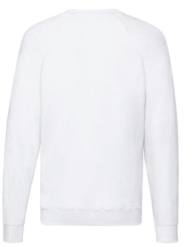 Fruit Of The Loom 62138 FOTL Men's Lightweight Raglan Sweat - White