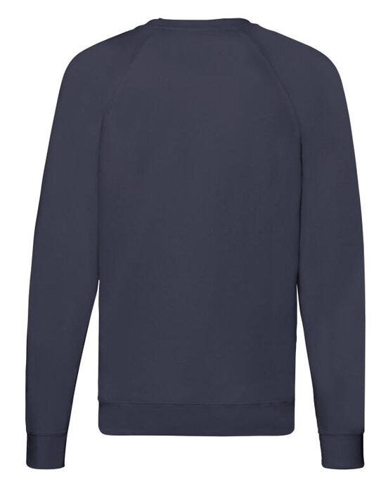 Fruit Of The Loom 62138 FOTL Men's Lightweight Raglan Sweat - Deep Navy