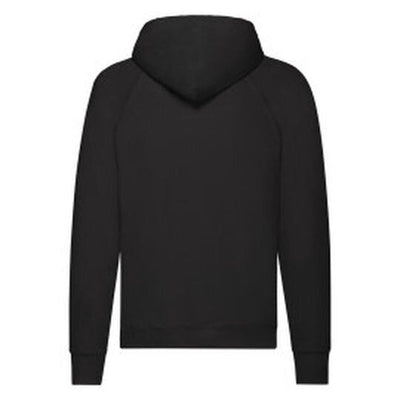 Fruit Of The Loom 62140 FOTL Men's Lightweight Hooded Sweat - Black