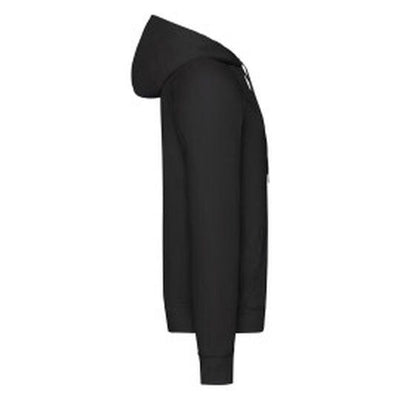 Fruit Of The Loom 62140 FOTL Men's Lightweight Hooded Sweat - Black